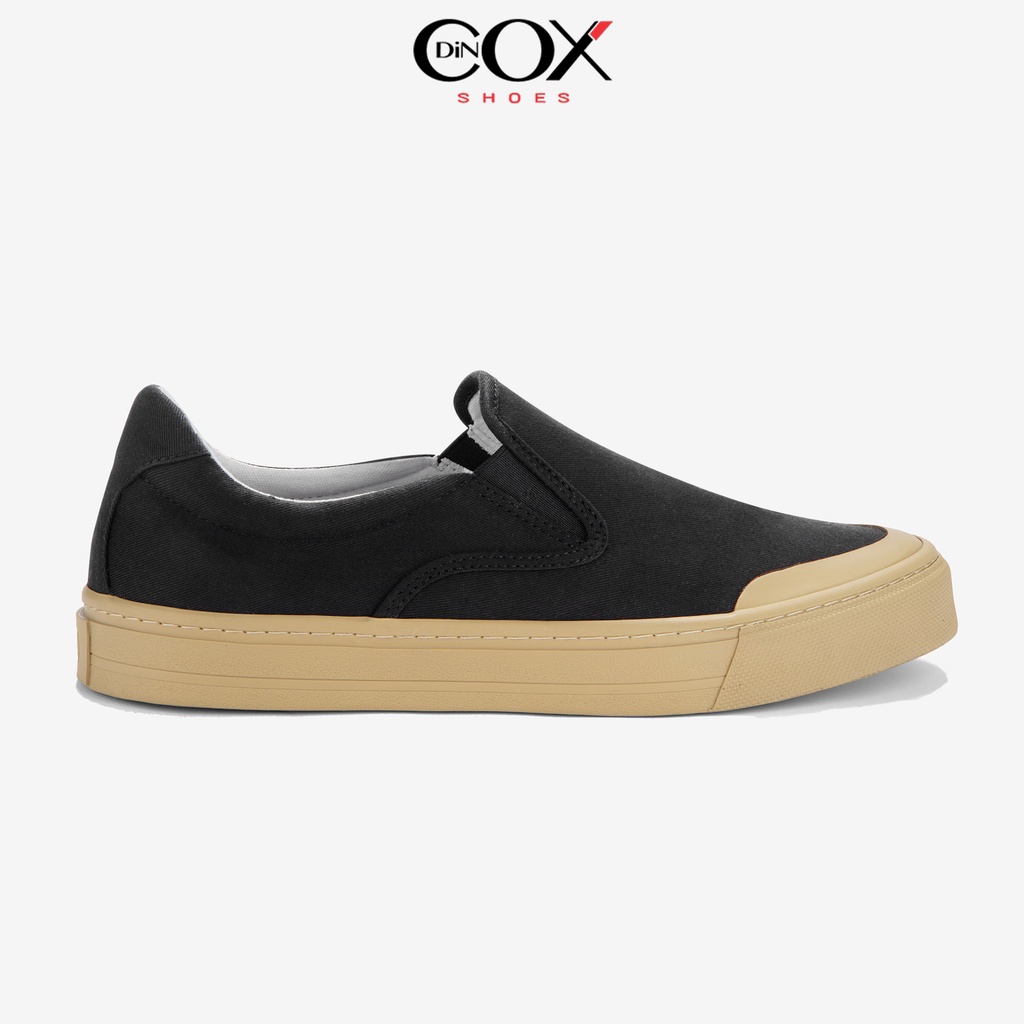 Giày Lười Sneaker Da Nam DINCOX DC20 Black Đơn Giản, Lịch Lãm Dincox