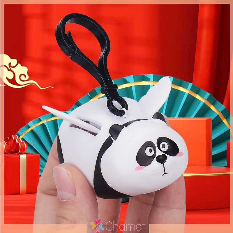 Móc Khóa Hình Gấu Trúc / Hổ Béo panghu more Wing Làm Quà Tặng Năm Mới