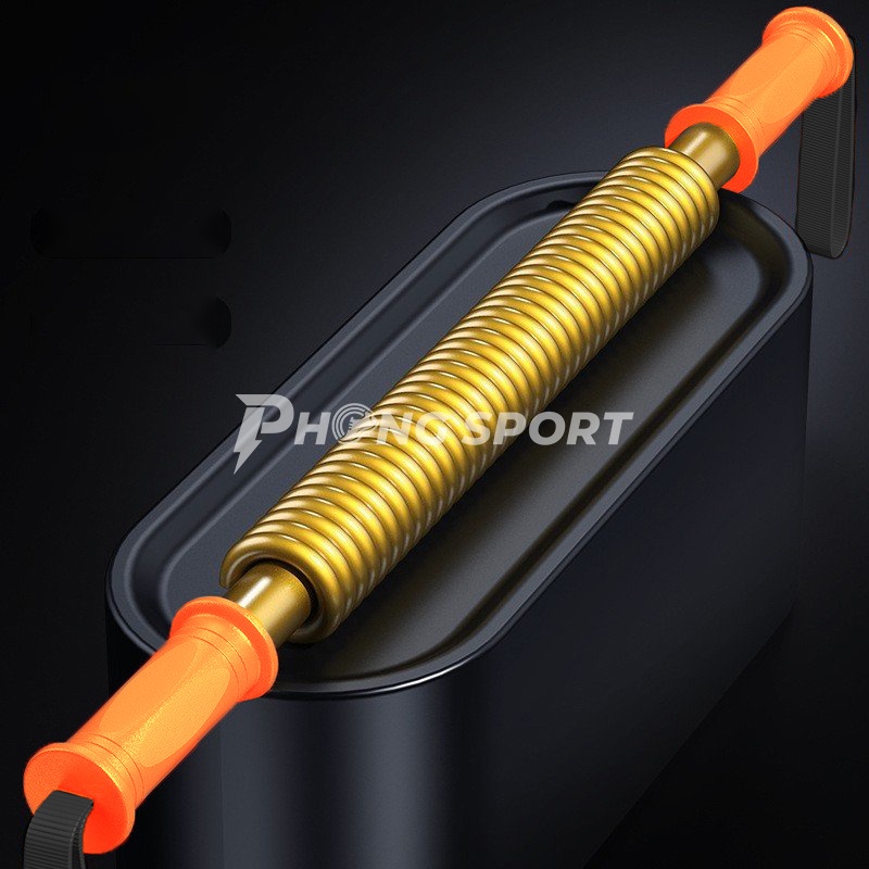 Gậy lò xo tập cơ tay 100kg, Gậy bẻ tập cơ tay, vai, ngực - Tặng găng tay thể thao - Phongsport