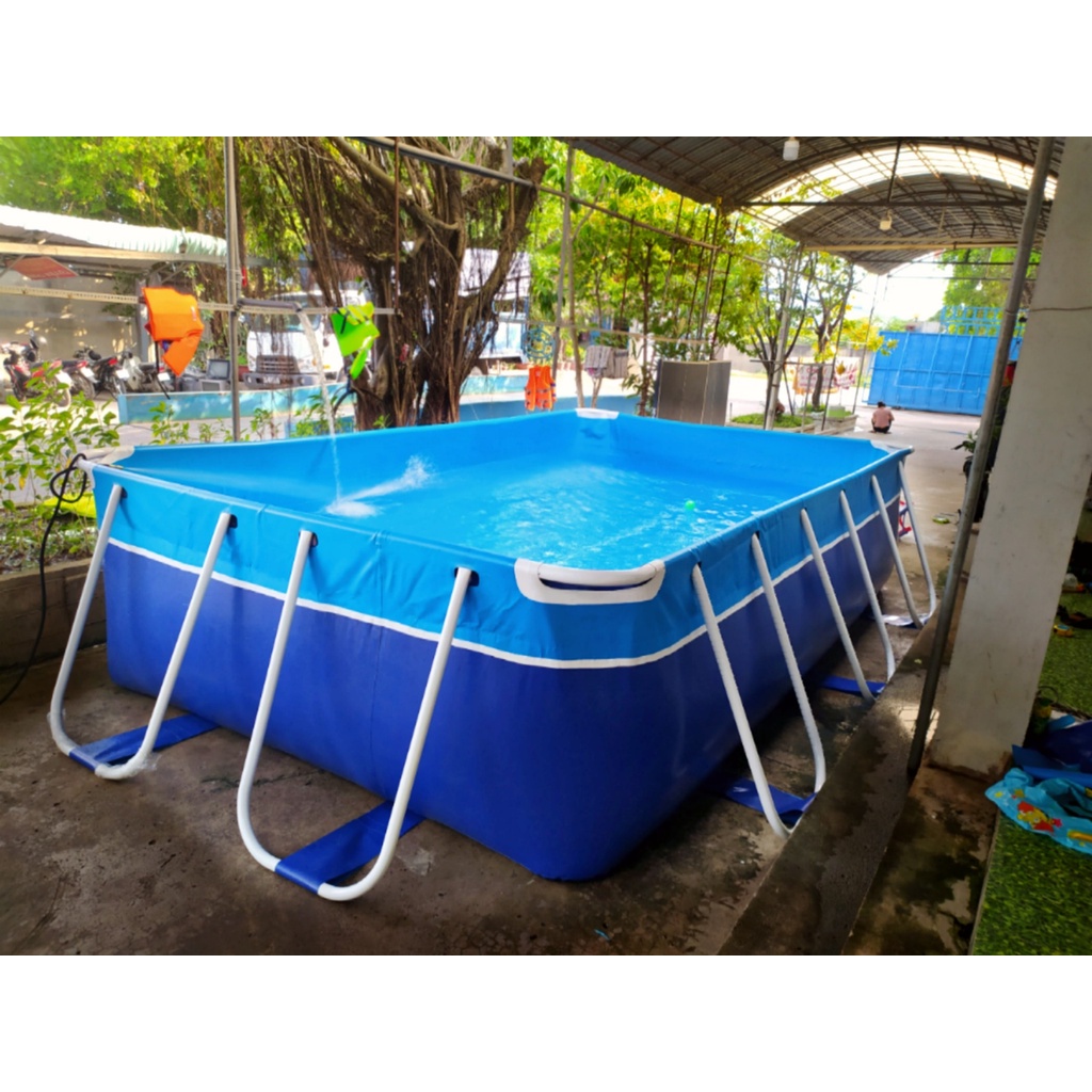 [new] Bể bơi lắp ghép mini cho trẻ em- Bể bơi việt chất lượng việt nổi trội về độ bền tặng móc khoá