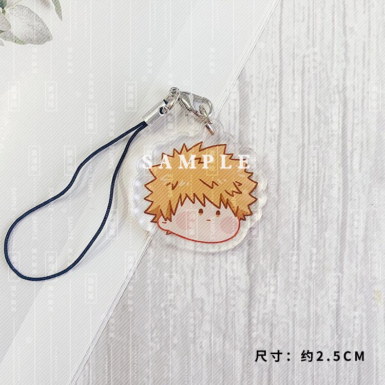 Dây treo điện thoại móc khóa Chigiri Hyoma Isagi Yoichi Anime KeyChain BLUE LOCK Cute phụ kiện trang trí dễ thương