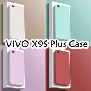Ốp Điện Thoại Silicon Màu Trơn Đơn Giản Chống Bụi Bẩn Cho vivo x9s plus