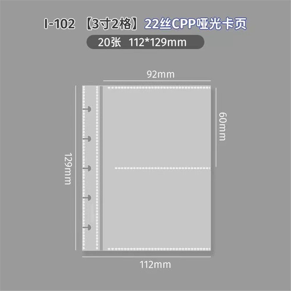 Hộp Đựng Thẻ Để Bàn 10cm 2 Ngăn Trong Suốt Đơn Giản