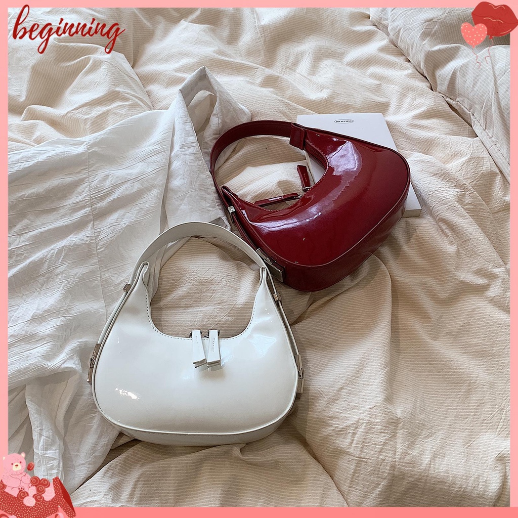 ✿ Bắt đầu ✿ Túi Da Đeo Vai Có Khóa Kéo Phong Cách vintage Thời Trang Cho Nữ