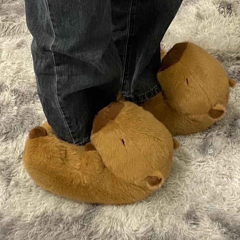Capybara Dép Bông Đi Trong Nhà Hình Động Vật Dễ Thương