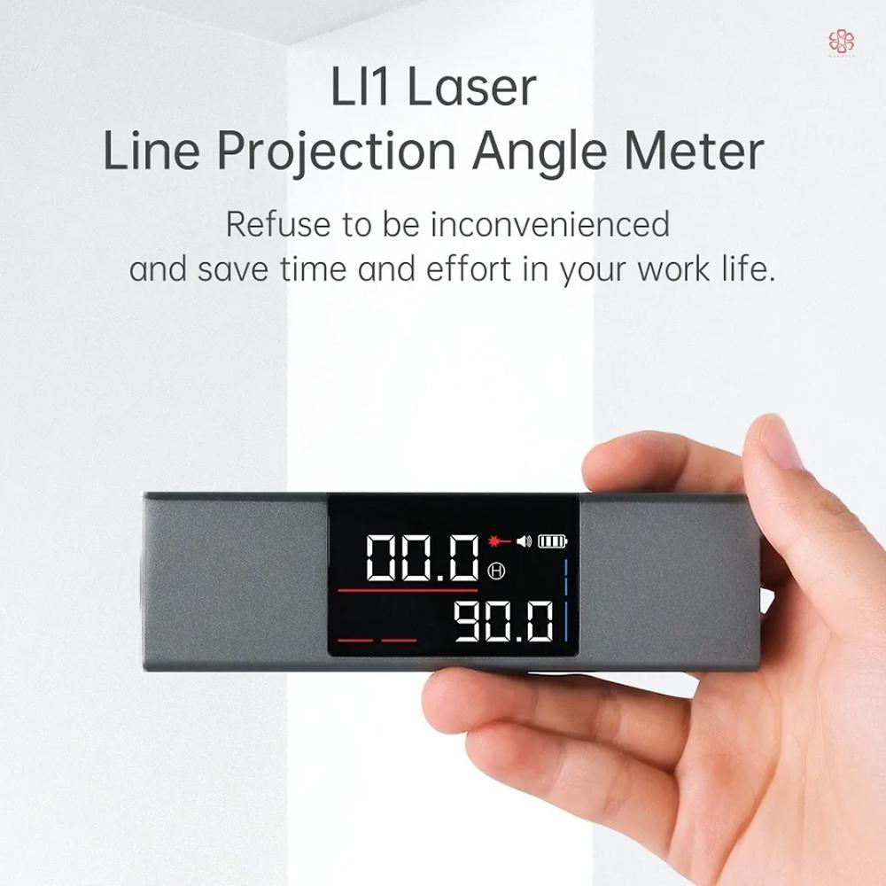 Máy Đo Góc Kỹ Thuật Số 360 Độ atuman duka li1 Bằng laser Có Thể Sạc Lại° Dây laser Gắn Màn Hình / Đèn led Đôi