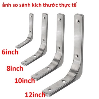 Ke góc chữ l inox, giá đỡ bàn thờ, ke góc chịu lực chữ l, giá đỡ bàn học inox