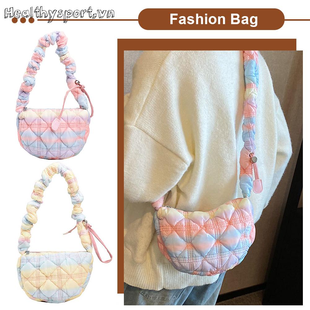 Túi Đeo Chéo Nhuộm Màu Thời Trang Hàn Cho Nữ
