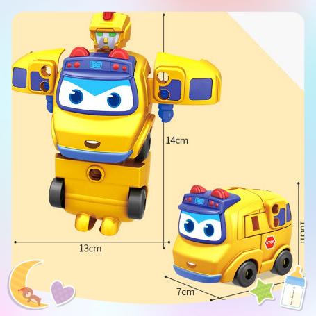 Đồ chơi xe hơi biến hình Gogobus 6 trong 1 cho trẻ em