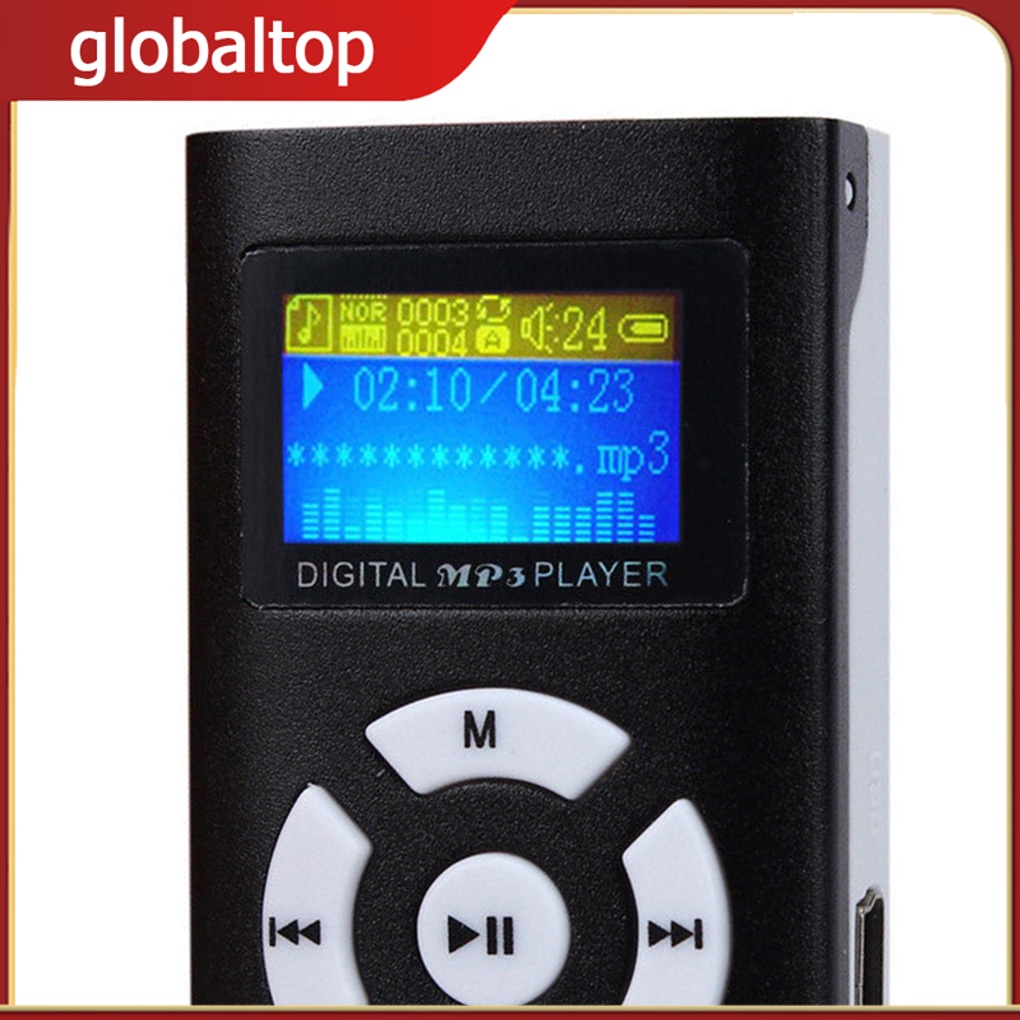 Máy Nghe Nhạc mp3 mini Màn Hình lcd Hỗ Trợ Thẻ Nhớ sd / tf 32gb