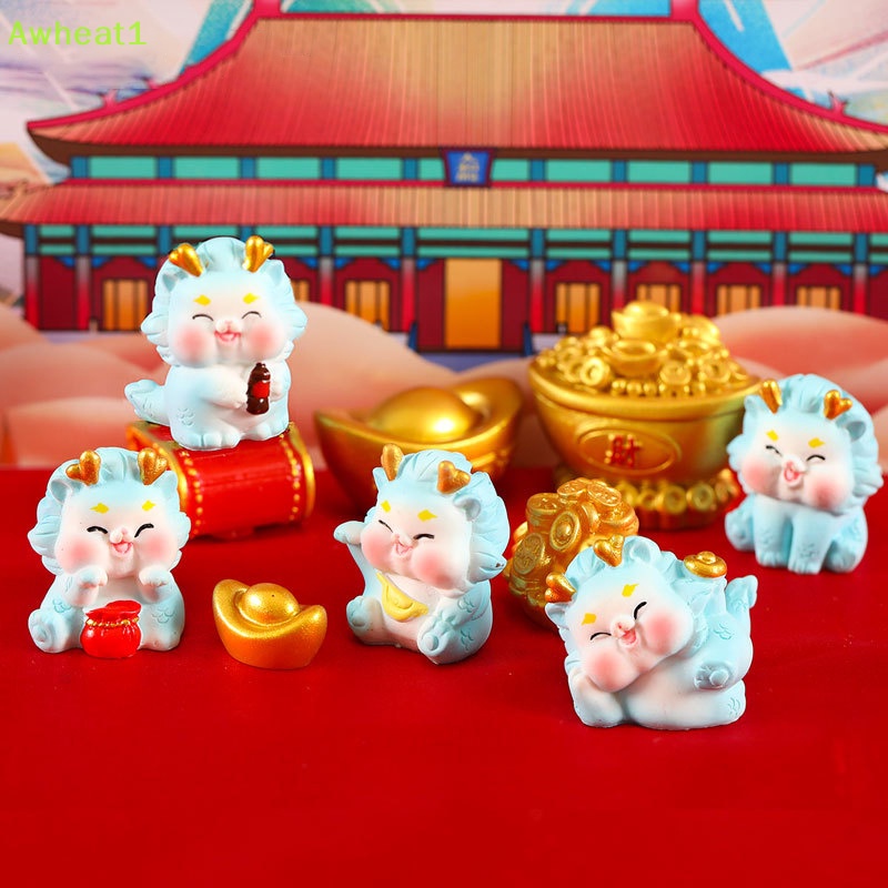 1 Đồ trang trí Rồng mini 2024 Năm 2024 Trang Trí Tiểu Cảnh Mới