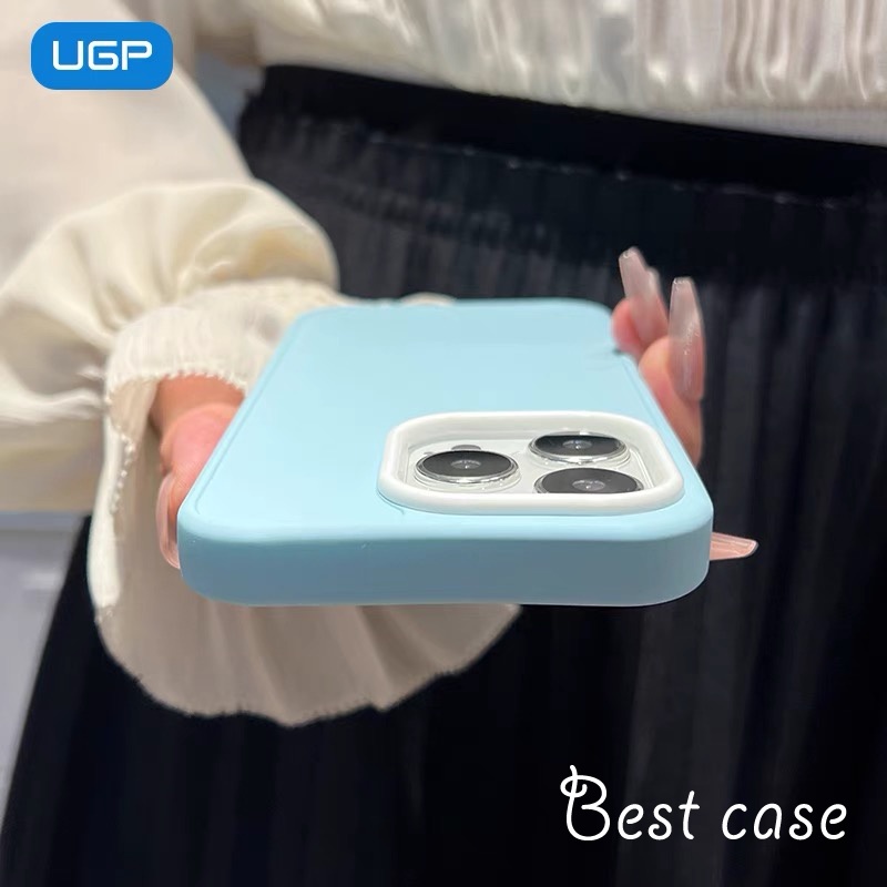 Ốp Điện Thoại Mềm Mặt Nhám Màu macaron Cho iphone 11 12 13 14 15 pro max