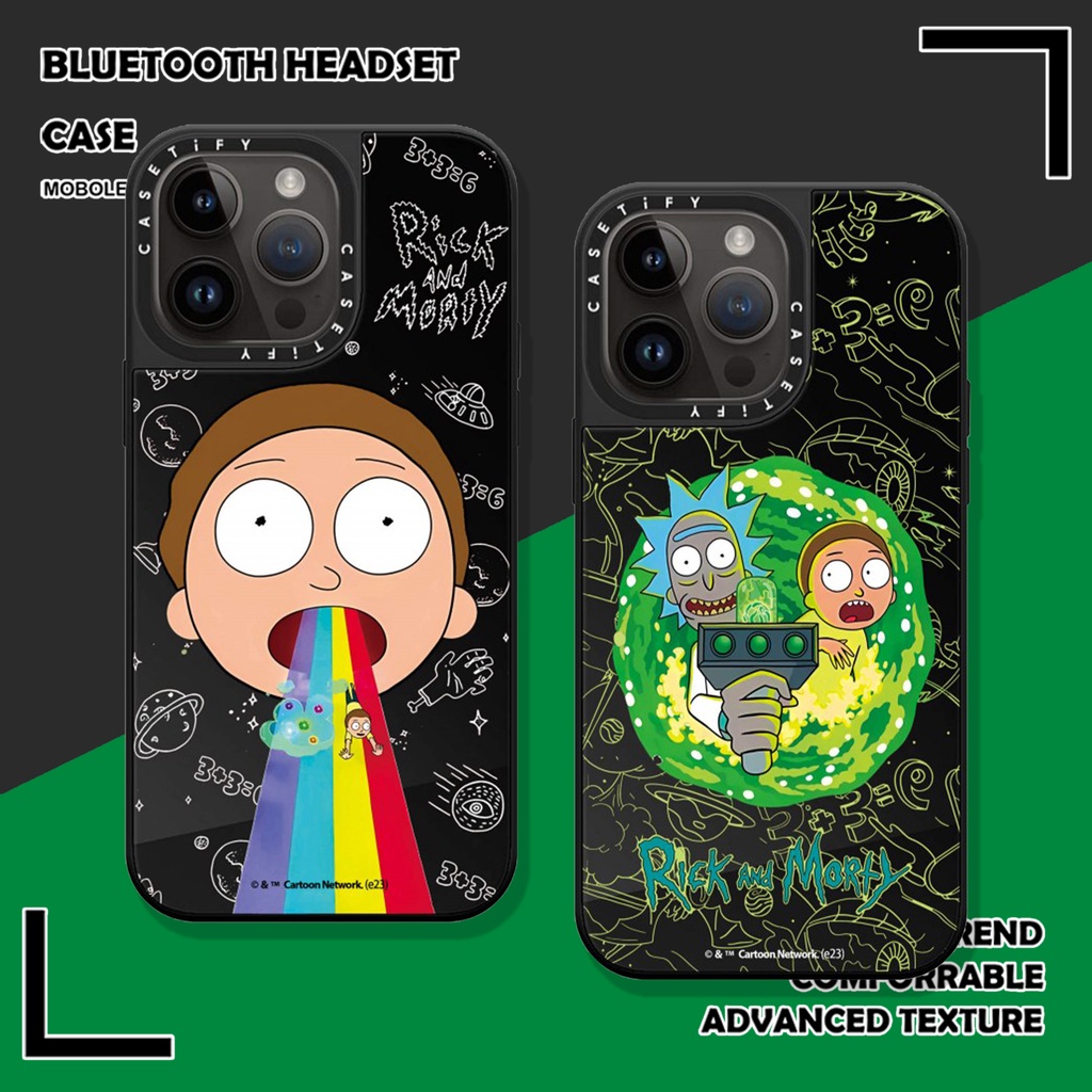 Ốp Điện Thoại Họa Tiết rick and morty Cho iphone15promax 15Pro 13 11 12promax 13promax 12 13 14 15
