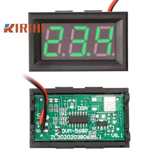 Ririhi dc vôn kế kỹ thuật số dc4.5v-30v dc4.7v-30v dc5v-30v 0.56 inches 2 dây 3bits led dc cho xe máy