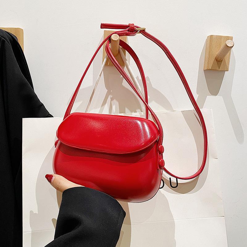 Túi Đeo Chéo Da pu Màu Trơn Cỡ Lớn Thời Trang Cho Nữ