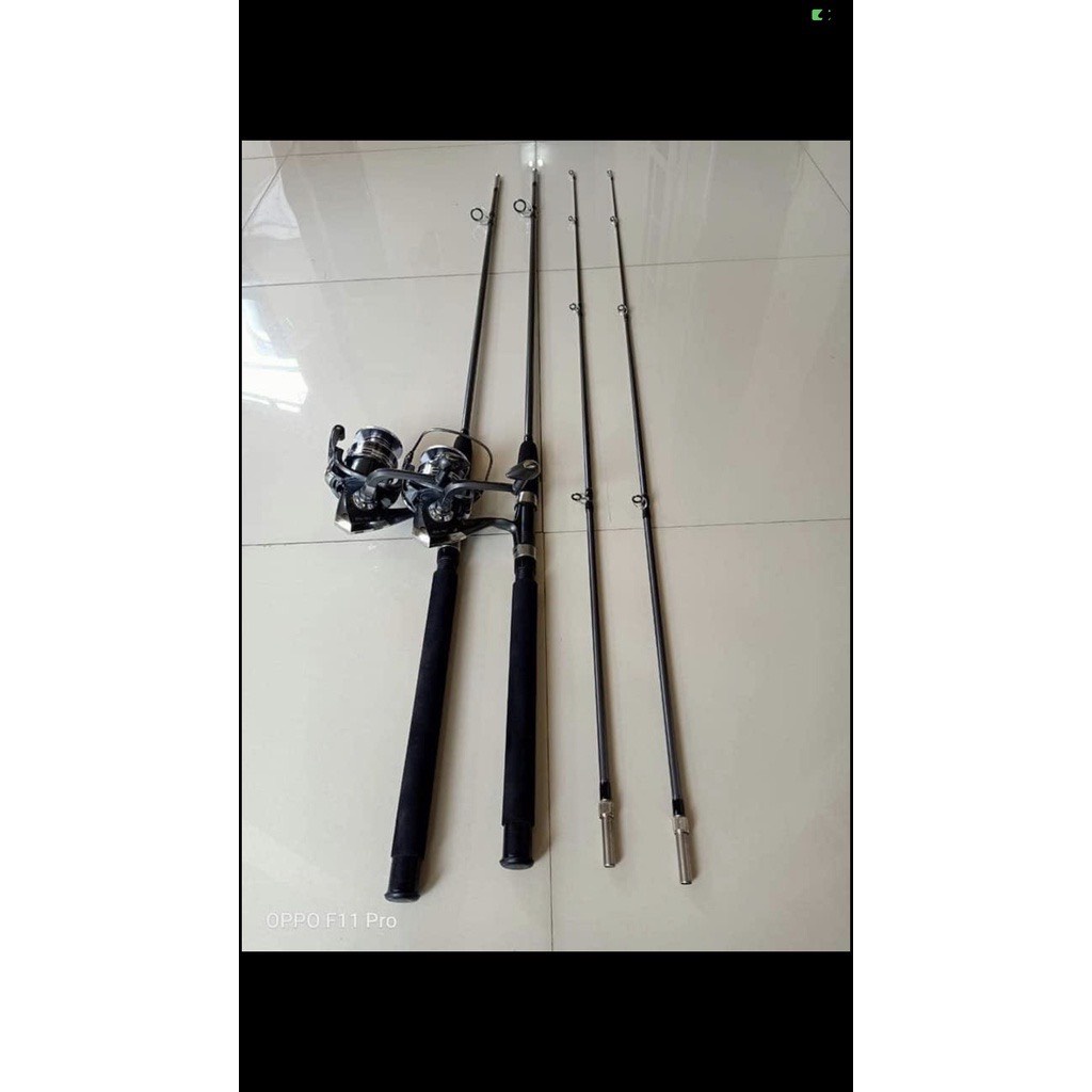 Combo cần đặc 2 khúc + máy kim loại