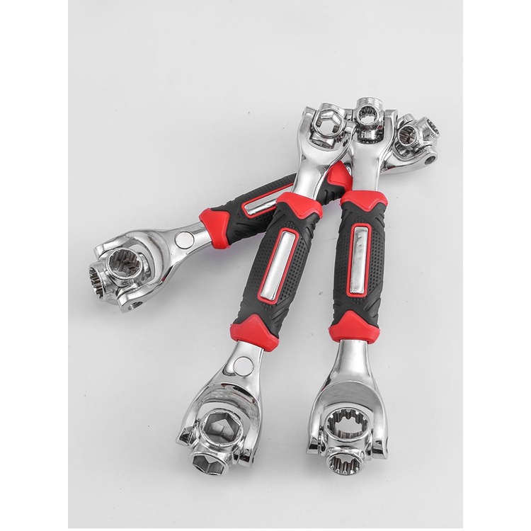 Cờ lê ổ cắm thủ công Đức cờ lê đa năng 8 trong 1 đa năng dụng cụ cờ lê 52 trong 1 có thể điều chỉnh/