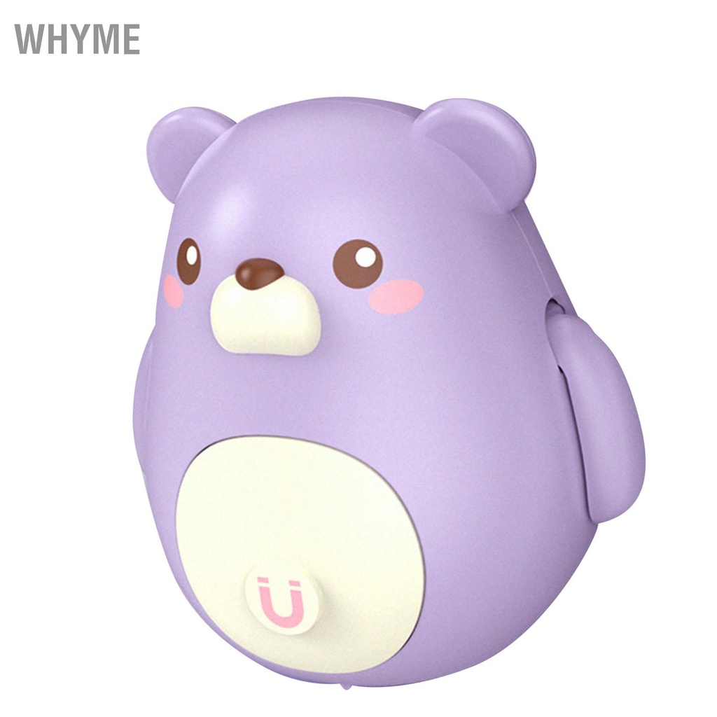 WHYME Đồ chơi gấu dễ thương Động vật xoay từ tính trang trí hoạt hình cho trẻ em để hàng ngày Hoạt động của cha mẹ và con cái