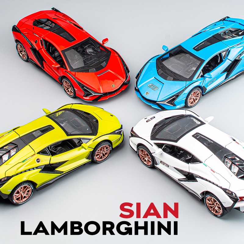 Mô Hình Xe Hơi lamborghini Tia Chớp Độc Đáo Bằng Hợp Kim