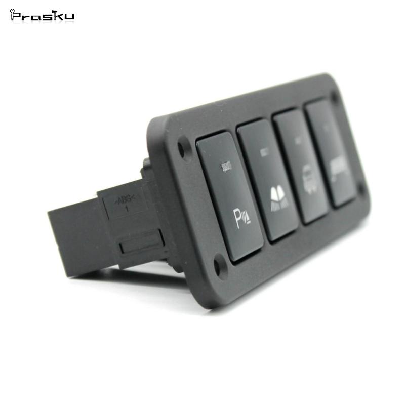 Bảng Công Tắc Đèn Pha Xe Hơi 4 Gang Màu Trắng Cho Toyota