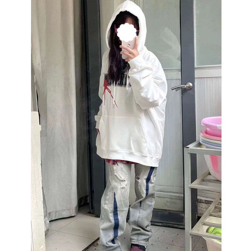 Áo Hoodie Dáng Rộng Phong Cách Thời Trang Âu Mỹ Dành Cho Cặp Đôi