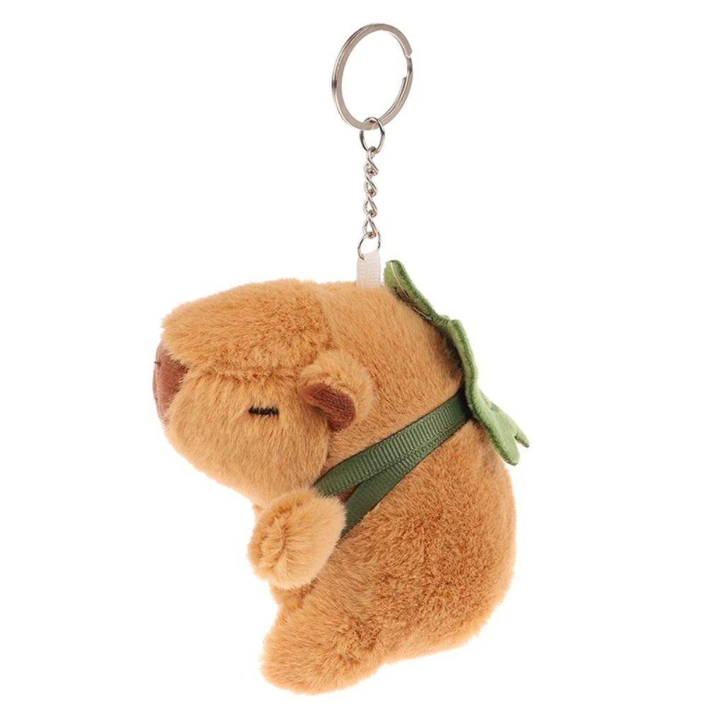 Shanhai Móc Khóa Mô Phỏng capybara, Vỏ Sò Nhồi Bông Dễ Thương, Móc Khóa unisex