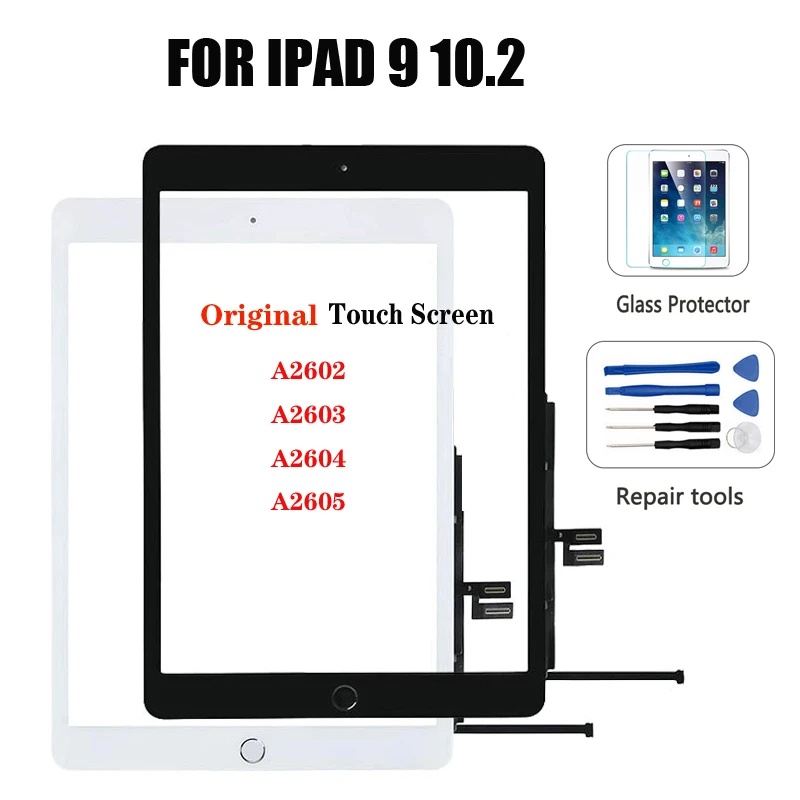 Màn Hình Cảm Ứng Cho Apple iPad 7 8 9 iPad 10.2 2019 2020 2021 A2197 A2270 A2603 Bộ Số Hóa Mặt Trước