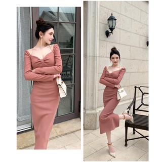 Đầm Hai Dây Mỏng Thời Trang 9680