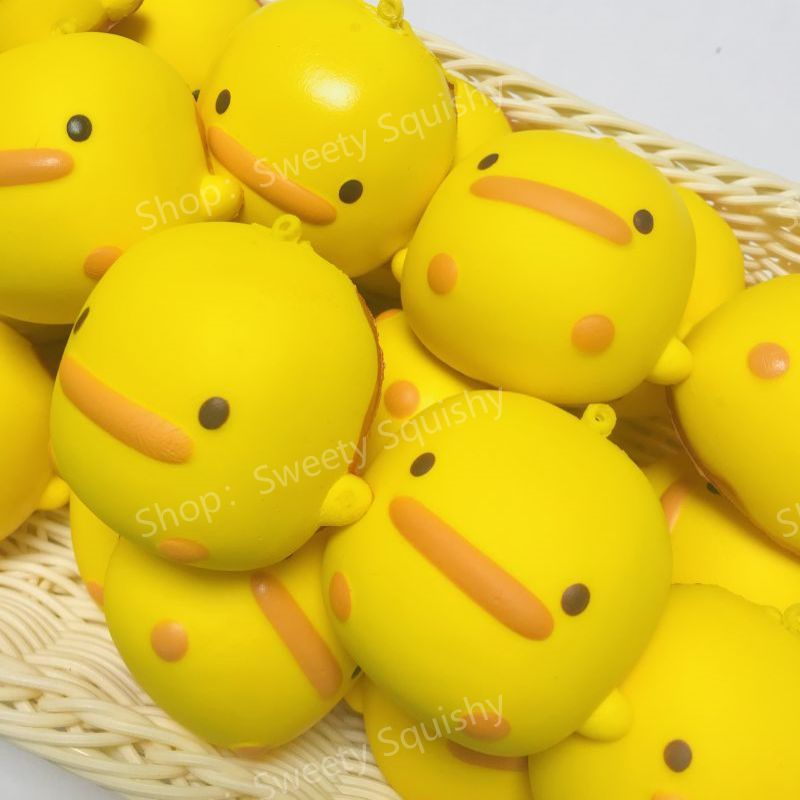Đồ Chơi squishy Hình Con Vịt Màu Vàng Đáng Yêu Đồ Chơi Giảm Stress
