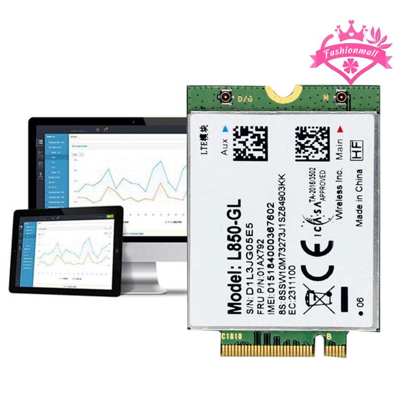 Thẻ wifi l850 gl + 2 Mô Đun ngff m.2 Thay Thế Cho lenovo thinkpad t580 x280 l580 t480s t480 p52s