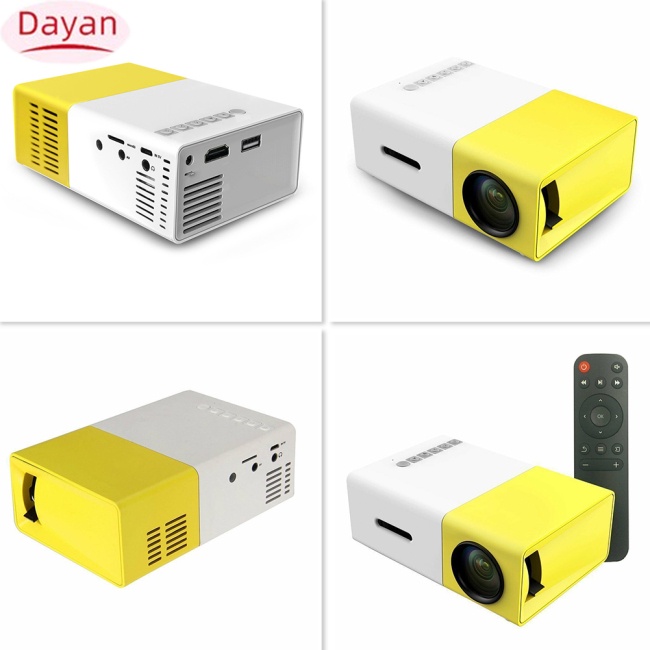 2023!! Máy Chiếu mini yg300 hd 1080p Thông Minh Kèm Điều Khiển Từ Xa