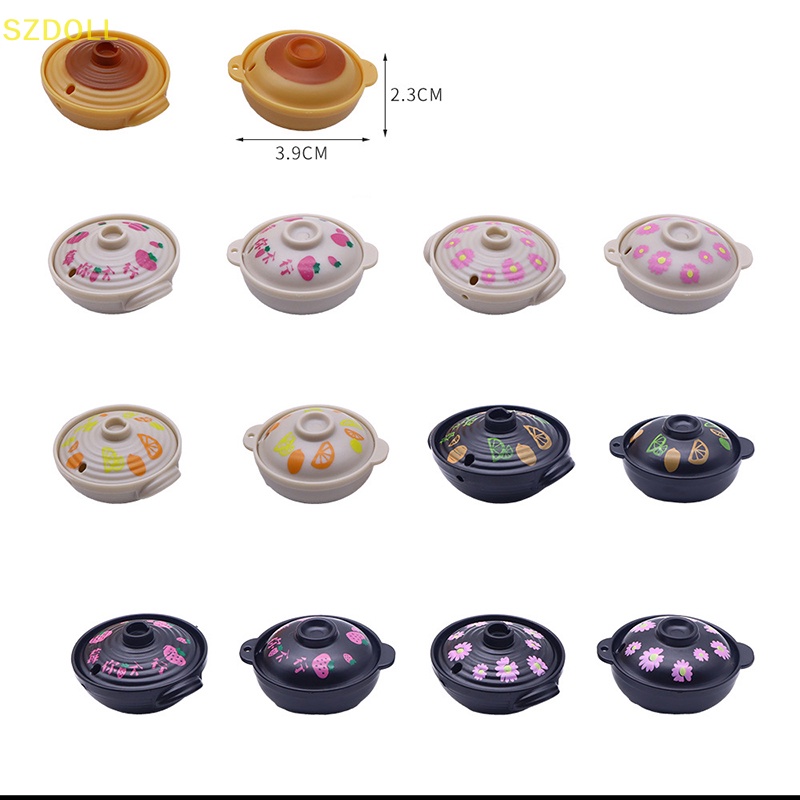 Mô Hình Nồi Nấu Súp mini Trang Trí Nhà Búp Bê 1 / 12