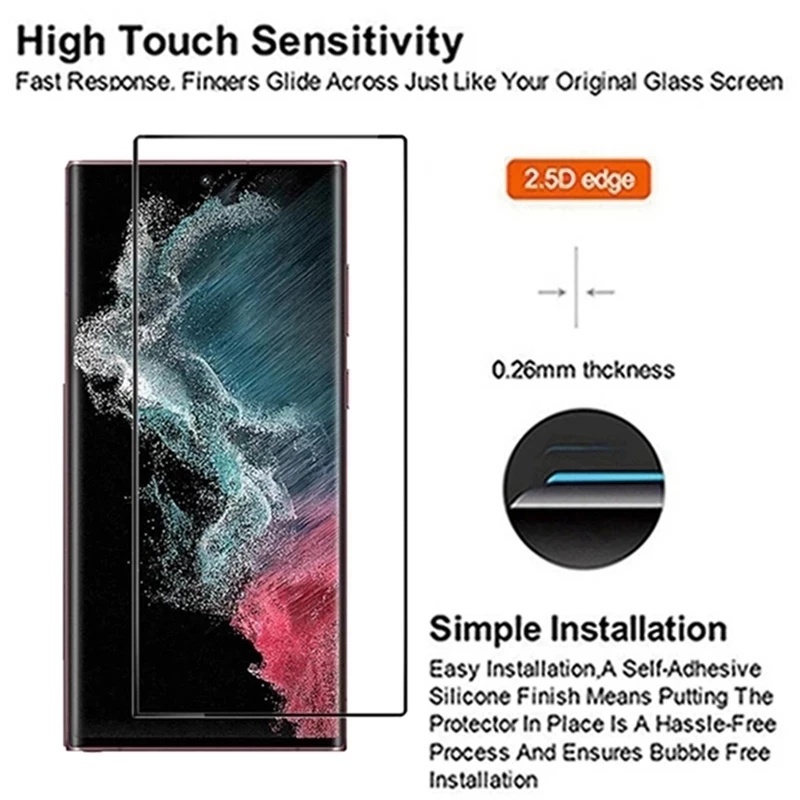 Set 3 Kính Cường Lực Bảo Vệ Màn Hình Điện Thoại samsung galaxy s23 s22 s21 s20 ultra plus 5g samsung s22ultra s23ultra