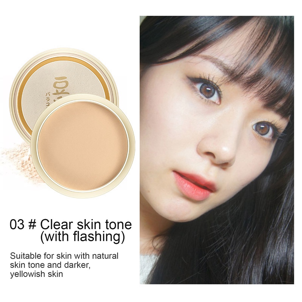 Kkl 1 Hộp Phấn Phủ Dạng Nén Kiềm Dầu Chống Thấm Nước Dưỡng Ẩm Lâu Trôi Làm Sáng Da Thoáng Khí