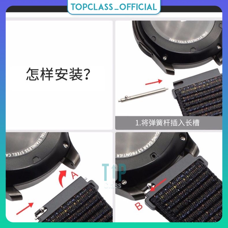 Dây Đeo Nylon Chất Lượng Cao Cho Đồng Hồ Thông Minh Kieslect Kr 2 Kr2