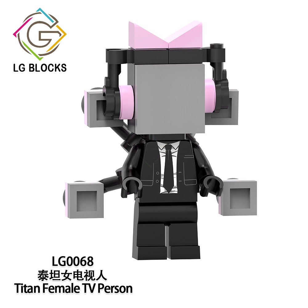 Skibidi Toilet Minifigures Mô Hình Đồ Chơi Lắp Ráp toilet tv man Tian Hình Người Đàn Ông Mini Có Thể Tương Thích Với lego Giáo Dục Trẻ