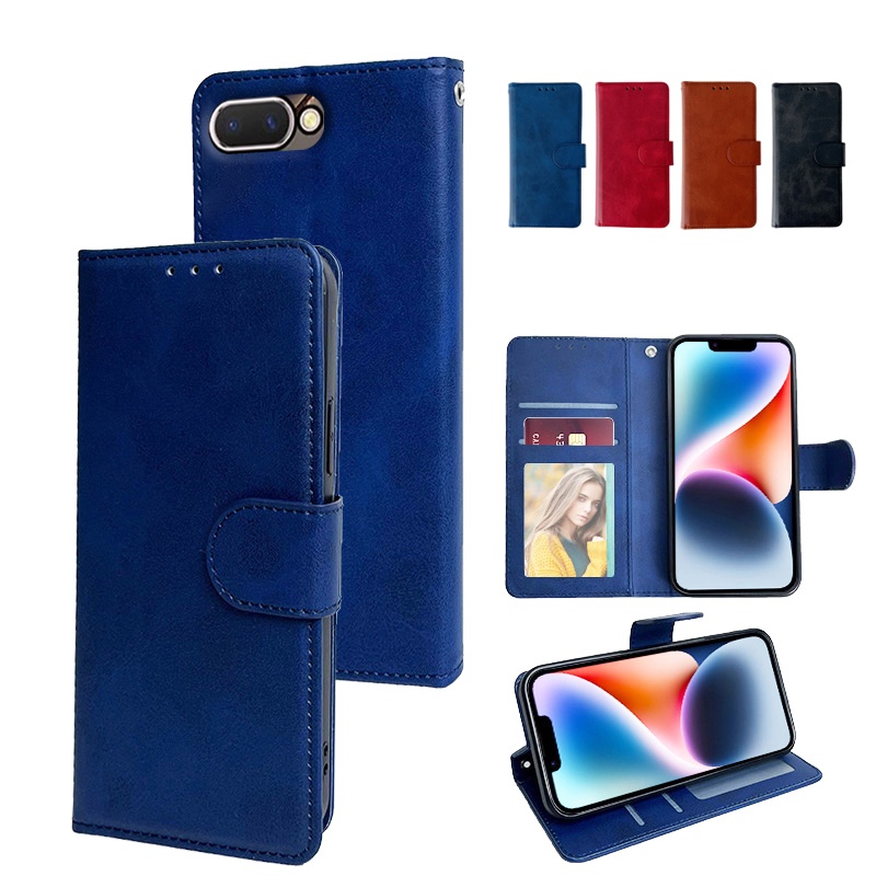 Bao Da Lật Cho OPPO A5/A3S/AX5 Ví Di Động Flip Sang Trọng Nhiều Màu Sắc Dự Phòng Khe Cắm Thẻ