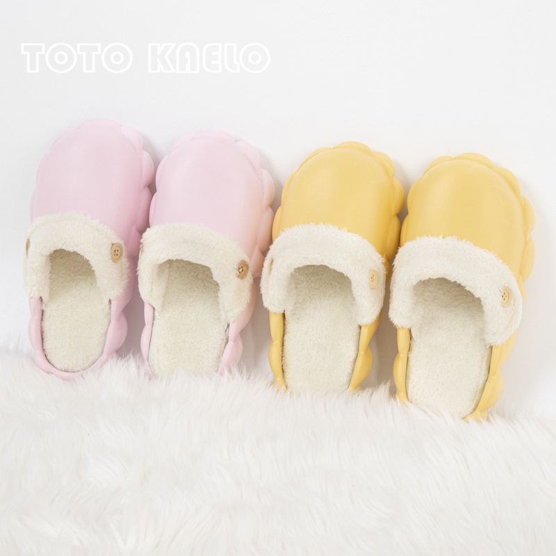 TOTOK  dép lông dép bông Đế Dày dép quai hậu đế cao 2023 hot trend Phù hợp Điểm nhấn Bền Chống bám bụi FMR23A0BON 44Z231031