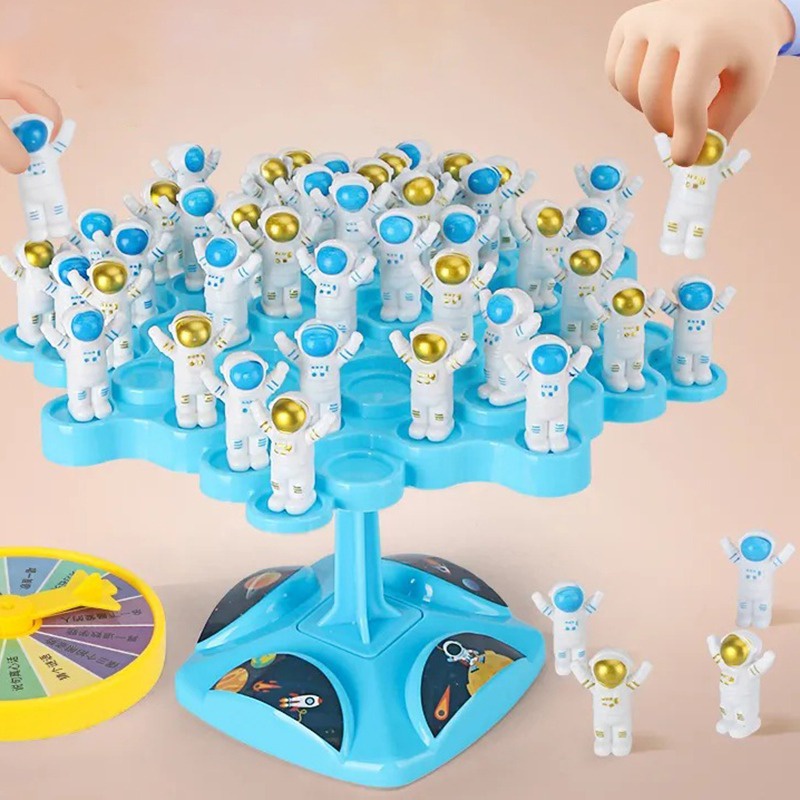 Đồ Chơi Xếp Hình Cây Phi Hành Gia Ếch Cân Bằng Giáo Dục Sớm Cho Bé