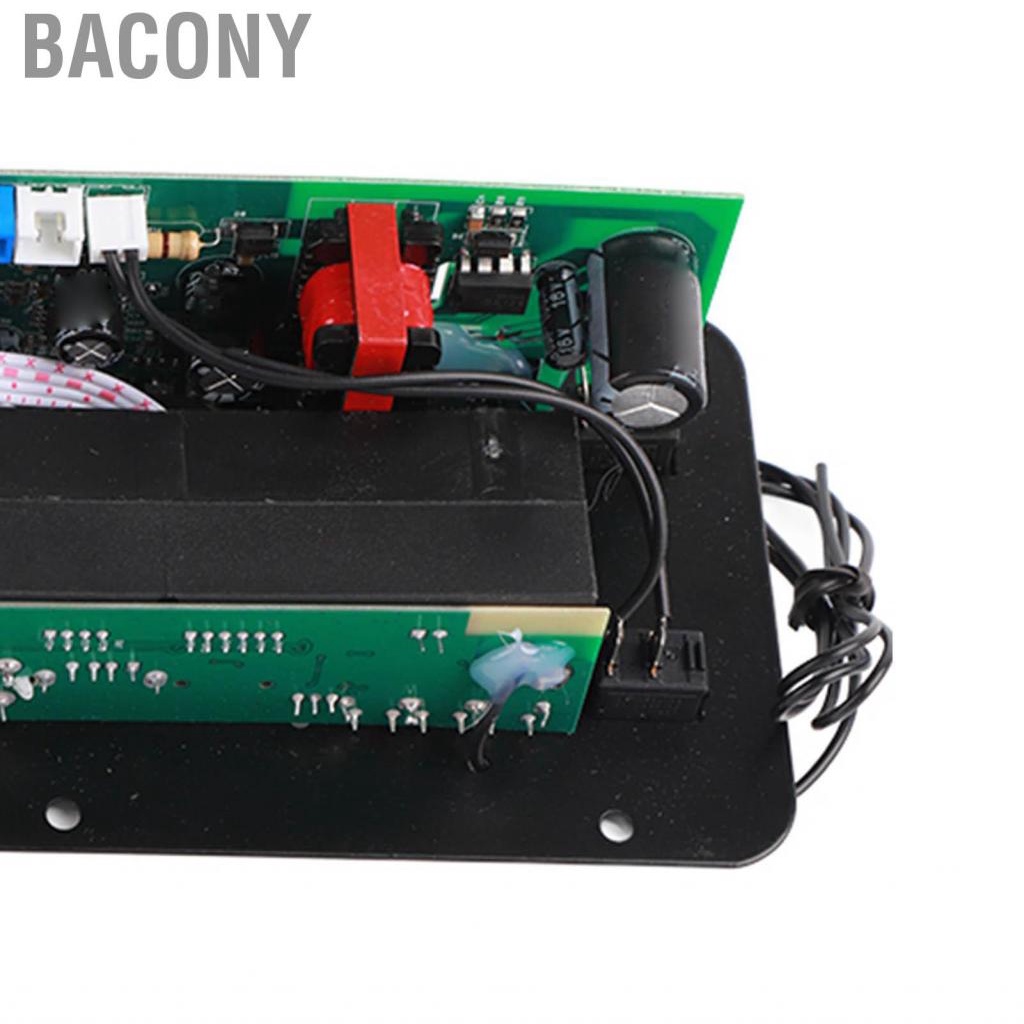 Bacony 10in  Stereo Subwoofer Amplifier Board Dual Microphone Input 220V for Home Theater DIY Speakers