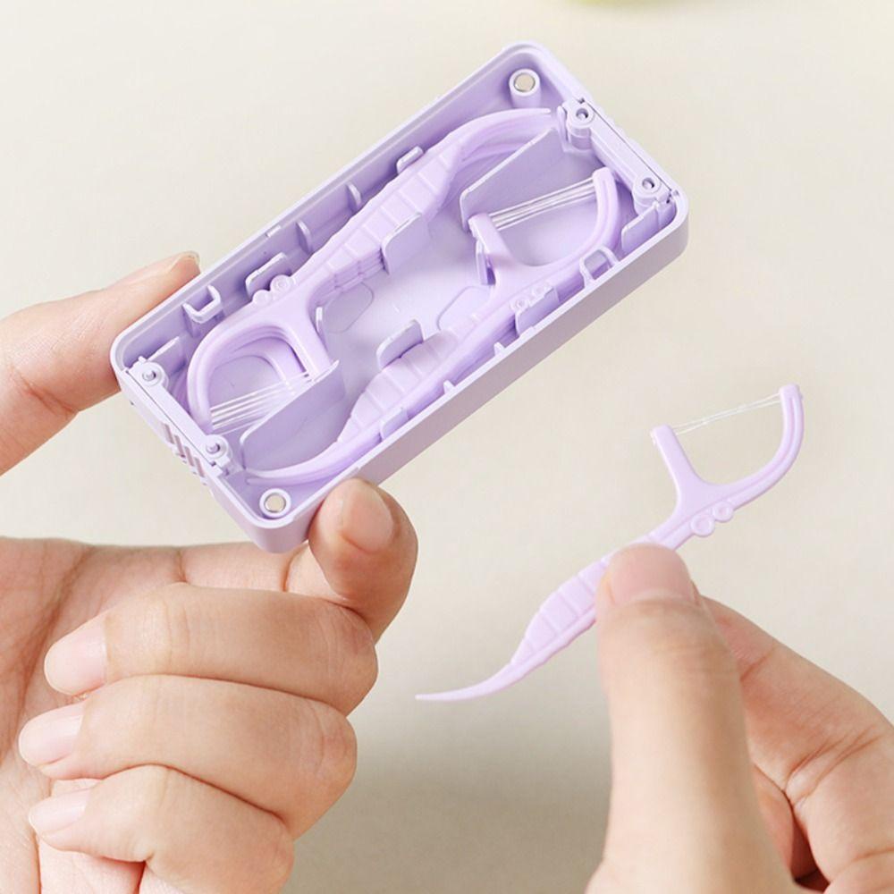 Hộp Đựng Tăm Xỉa Răng Chuối 1 Nhánh Kèm 10 Hộp Đựng Có Thể Tái Sử Dụng