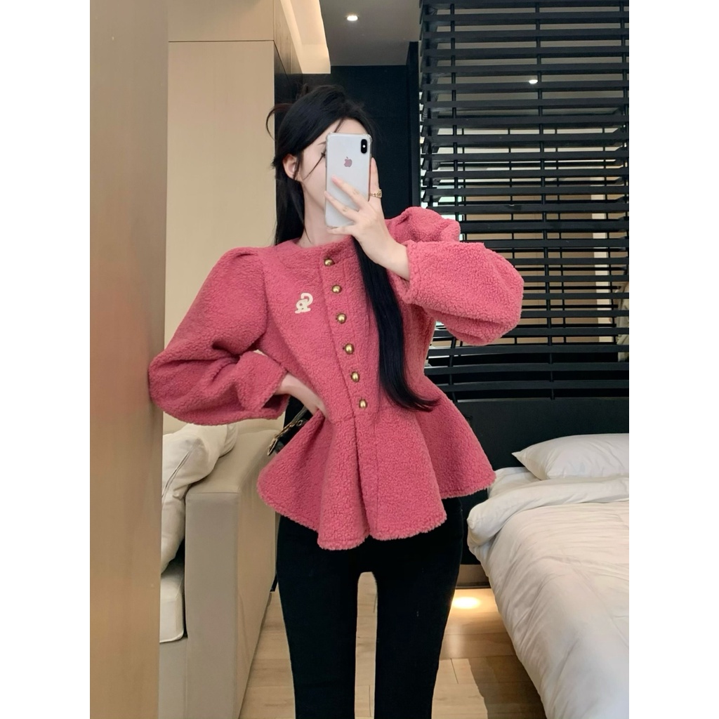 Áo Khoác cardigan Len Lông Cừu Phong Cách Thời Trang Thu Đông 2023 Mới