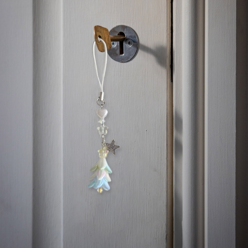 Ch *  Dây Đeo Điện Thoại Chuỗi Xích Hình Cây Thông Giáng Sinh Dễ Thương Quyến Rũ diy