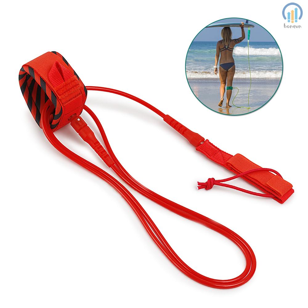 Adjustable Surf Leash for Surfing and Paddleboarding with Smooth Steel Swivel