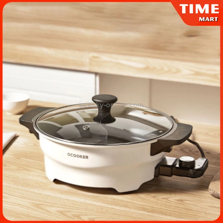 Nồi lẩu uyên ương Xiaomi Qcooker nồi lẩu đa năng 2 ngăn dành cho gia đình thiết kế hiện đại cao cấp