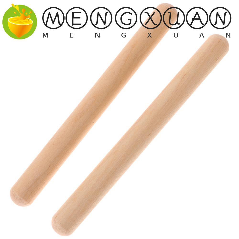 Mengxuan Set 2 Đồ Chơi Nhạc Cụ Bằng Gỗ Bền Bỉ Dành Cho Bé