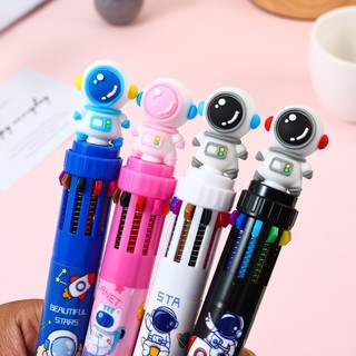 Dễ Thương Bút Bi Bấm Hình Phi Hành Gia Nhiều Màu Đáng Yêu