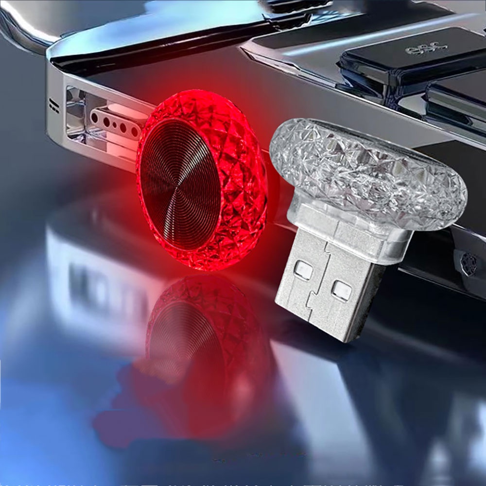 Đèn led usb Trang Trí Xe Hơi Tạo Không Khí Lãng Mạn