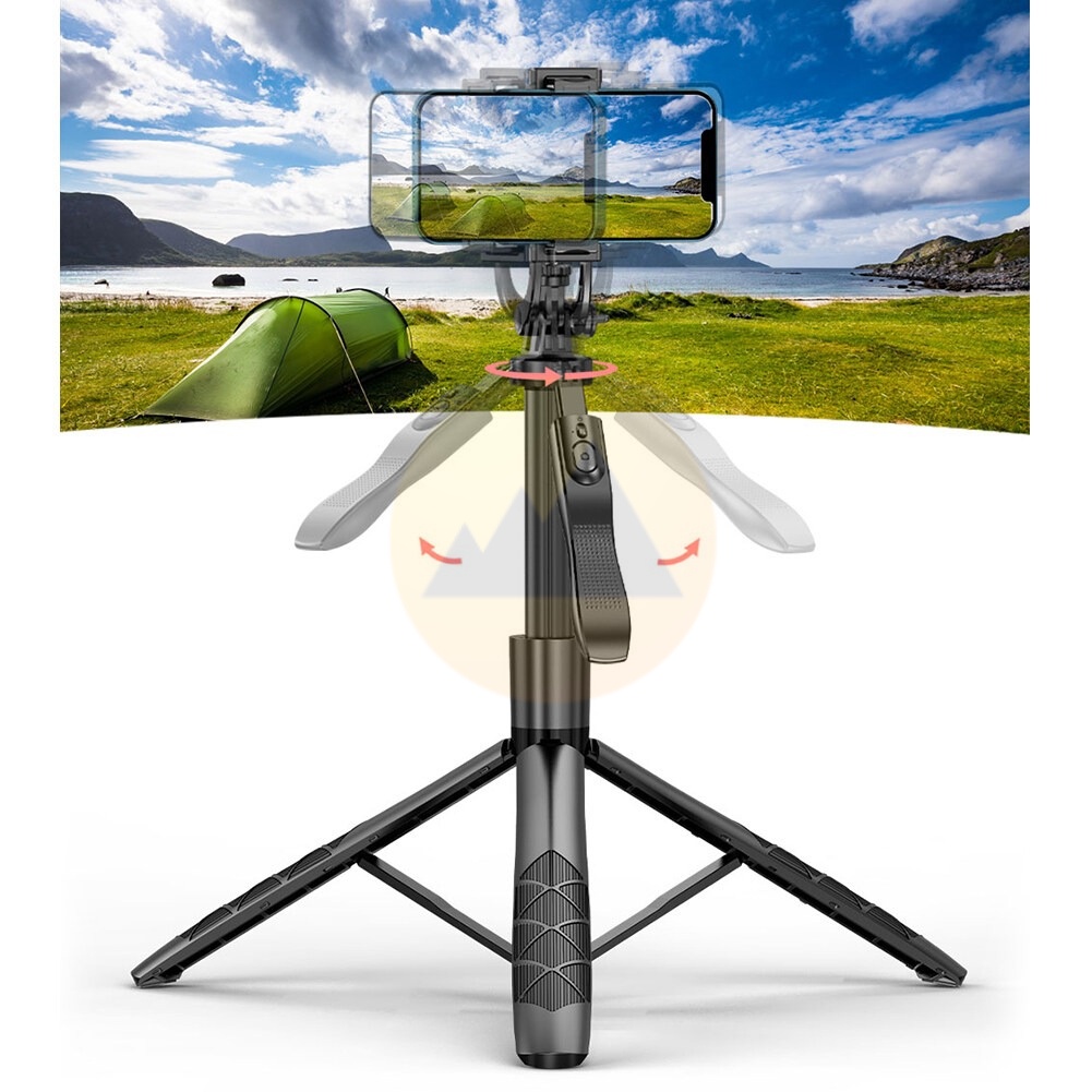 Gậy Chụp Hình Gậy Livetream Đa Năng CYKE L16 1530mm Dùng Được Cho Điện Thoại, Máy Ảnh- Chân Đế Siêu Chắc Chắn