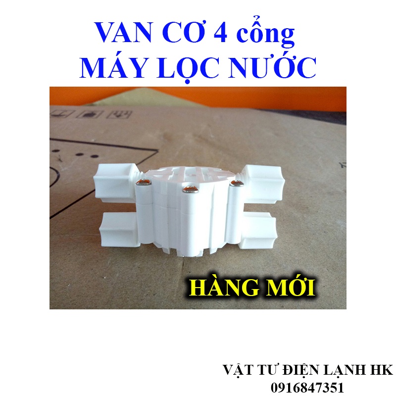 Van cơ 4 cửa cho máy lọc nước ro kangaro karofi aqua bốn cổng hàng Xịn